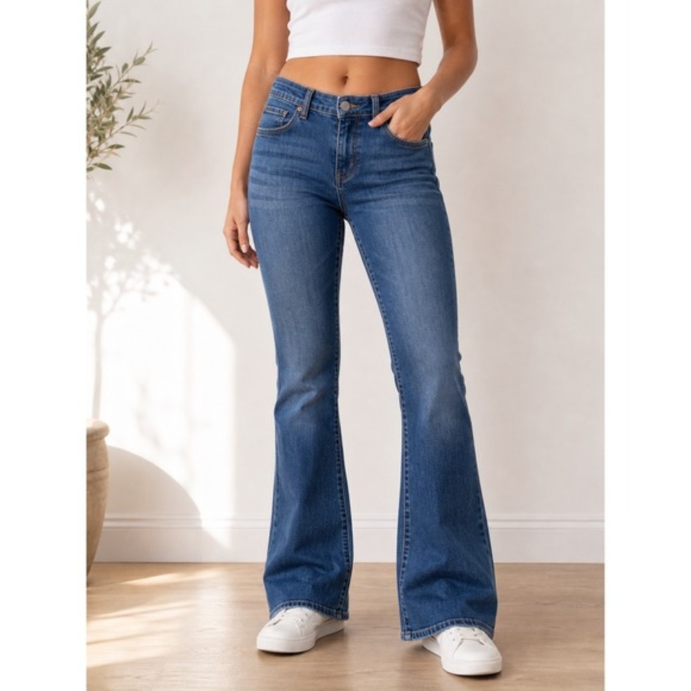 Levi's 515 Bootcut Jeans Womens 14 Medium Wash Classic Denim 32x32‎